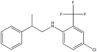 4-chloro-N-(2-phenylpropyl)-2-(trifluoromethyl)aniline