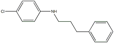 4-chloro-N-(3-phenylpropyl)aniline Struktur