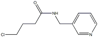 4-chloro-N-(pyridin-3-ylmethyl)butanamide,,结构式