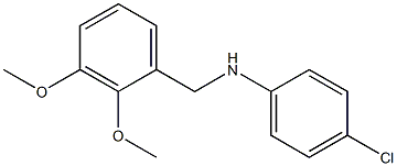 4-chloro-N-[(2,3-dimethoxyphenyl)methyl]aniline