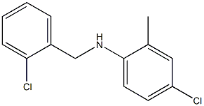  4-chloro-N-[(2-chlorophenyl)methyl]-2-methylaniline