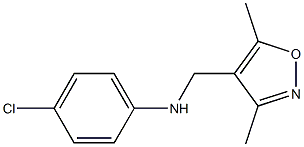  4-chloro-N-[(3,5-dimethyl-1,2-oxazol-4-yl)methyl]aniline