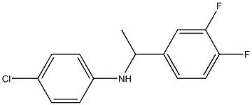 4-chloro-N-[1-(3,4-difluorophenyl)ethyl]aniline