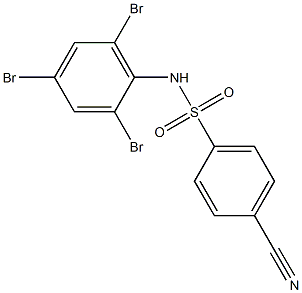 4-cyano-N-(2,4,6-tribromophenyl)benzene-1-sulfonamide