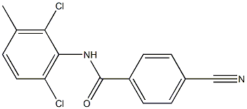 4-cyano-N-(2,6-dichloro-3-methylphenyl)benzamide