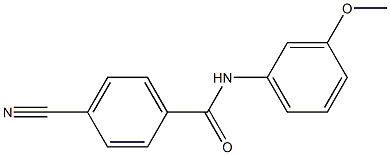 4-cyano-N-(3-methoxyphenyl)benzamide