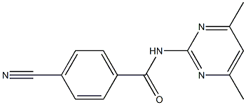 4-cyano-N-(4,6-dimethylpyrimidin-2-yl)benzamide