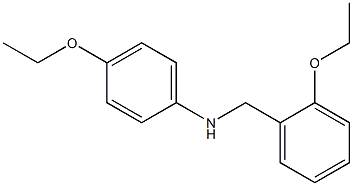 4-ethoxy-N-[(2-ethoxyphenyl)methyl]aniline,,结构式