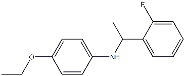 4-ethoxy-N-[1-(2-fluorophenyl)ethyl]aniline Structure