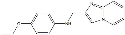 4-ethoxy-N-{imidazo[1,2-a]pyridin-2-ylmethyl}aniline Struktur