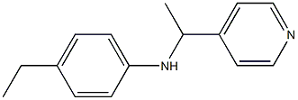 4-ethyl-N-[1-(pyridin-4-yl)ethyl]aniline 结构式