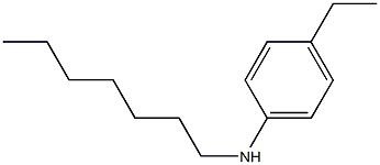 4-ethyl-N-heptylaniline Structure