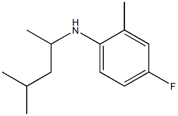 4-fluoro-2-methyl-N-(4-methylpentan-2-yl)aniline