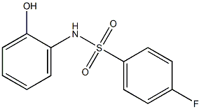  4-fluoro-N-(2-hydroxyphenyl)benzene-1-sulfonamide