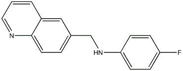 4-fluoro-N-(quinolin-6-ylmethyl)aniline