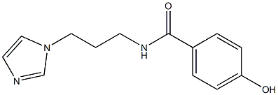4-hydroxy-N-[3-(1H-imidazol-1-yl)propyl]benzamide Structure