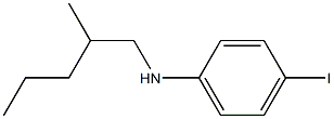 4-iodo-N-(2-methylpentyl)aniline Structure