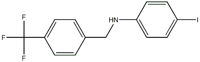 4-iodo-N-{[4-(trifluoromethyl)phenyl]methyl}aniline