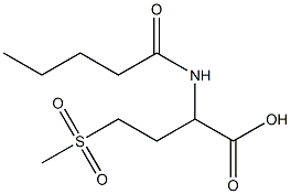 4-methanesulfonyl-2-pentanamidobutanoic acid,,结构式