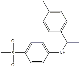 4-methanesulfonyl-N-[1-(4-methylphenyl)ethyl]aniline