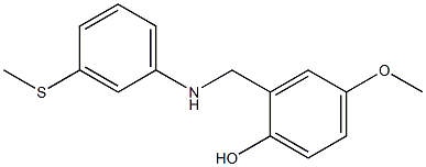 4-methoxy-2-({[3-(methylsulfanyl)phenyl]amino}methyl)phenol