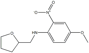 4-methoxy-2-nitro-N-(oxolan-2-ylmethyl)aniline