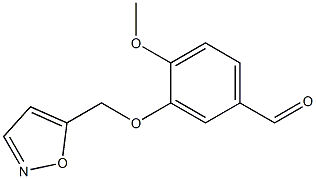 4-methoxy-3-(1,2-oxazol-5-ylmethoxy)benzaldehyde|