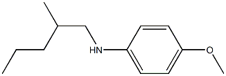 4-methoxy-N-(2-methylpentyl)aniline Structure
