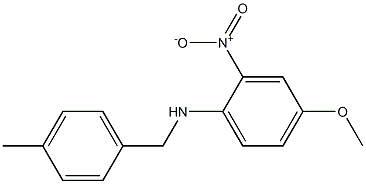 4-methoxy-N-[(4-methylphenyl)methyl]-2-nitroaniline