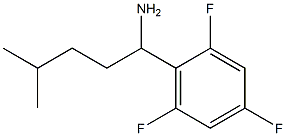 4-methyl-1-(2,4,6-trifluorophenyl)pentan-1-amine Structure