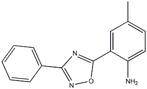 4-methyl-2-(3-phenyl-1,2,4-oxadiazol-5-yl)aniline Structure