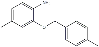 4-methyl-2-[(4-methylphenyl)methoxy]aniline Struktur