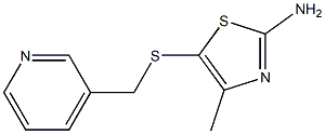 4-methyl-5-[(pyridin-3-ylmethyl)thio]-1,3-thiazol-2-amine
