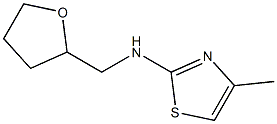 4-methyl-N-(oxolan-2-ylmethyl)-1,3-thiazol-2-amine Structure