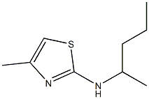 4-methyl-N-(pentan-2-yl)-1,3-thiazol-2-amine Structure