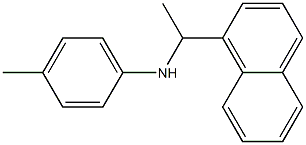 4-methyl-N-[1-(naphthalen-1-yl)ethyl]aniline,,结构式