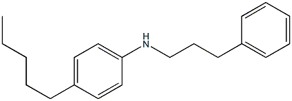 4-pentyl-N-(3-phenylpropyl)aniline 结构式