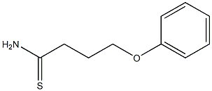 4-phenoxybutanethioamide Structure