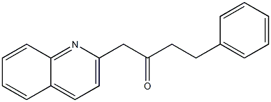 4-phenyl-1-(quinolin-2-yl)butan-2-one,,结构式