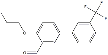  4-propoxy-3'-(trifluoromethyl)-1,1'-biphenyl-3-carbaldehyde