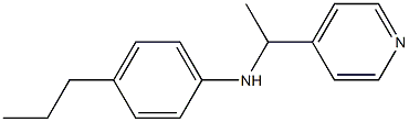 4-propyl-N-[1-(pyridin-4-yl)ethyl]aniline