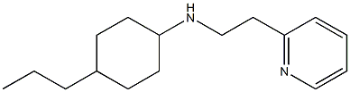 4-propyl-N-[2-(pyridin-2-yl)ethyl]cyclohexan-1-amine