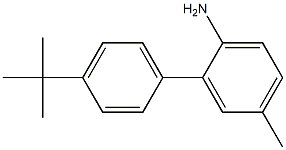 4'-tert-butyl-5-methyl-1,1'-biphenyl-2-amine Structure