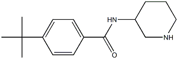 4-tert-butyl-N-(piperidin-3-yl)benzamide Struktur