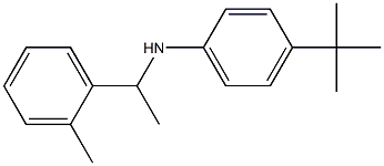 4-tert-butyl-N-[1-(2-methylphenyl)ethyl]aniline Structure