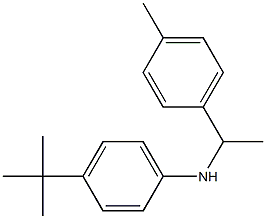 4-tert-butyl-N-[1-(4-methylphenyl)ethyl]aniline Structure