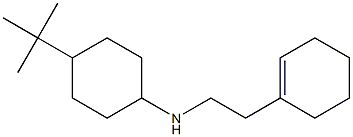 4-tert-butyl-N-[2-(cyclohex-1-en-1-yl)ethyl]cyclohexan-1-amine Structure