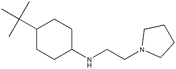 4-tert-butyl-N-[2-(pyrrolidin-1-yl)ethyl]cyclohexan-1-amine Structure