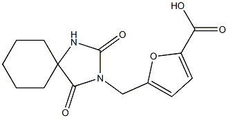 5-({2,4-dioxo-1,3-diazaspiro[4.5]decan-3-yl}methyl)furan-2-carboxylic acid