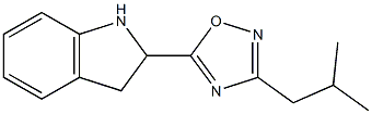  5-(2,3-dihydro-1H-indol-2-yl)-3-(2-methylpropyl)-1,2,4-oxadiazole